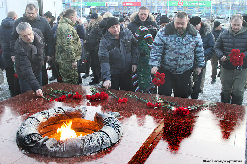 В Кургане почтили память погибших на Северном Кавказе