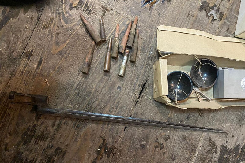 У курганца изъяли наркотик, оружие, порох и патроны