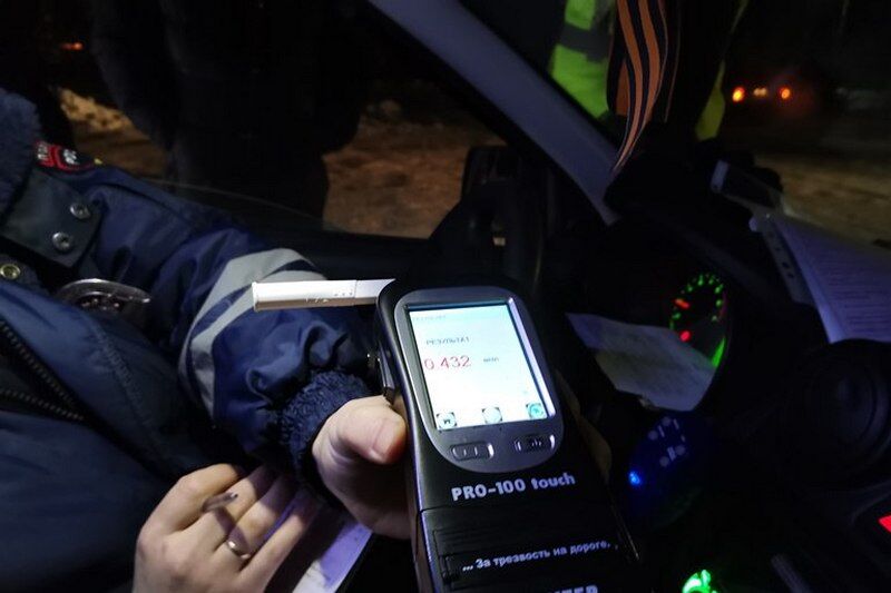 В Кургане за выходные задержали пять пьяных водителей