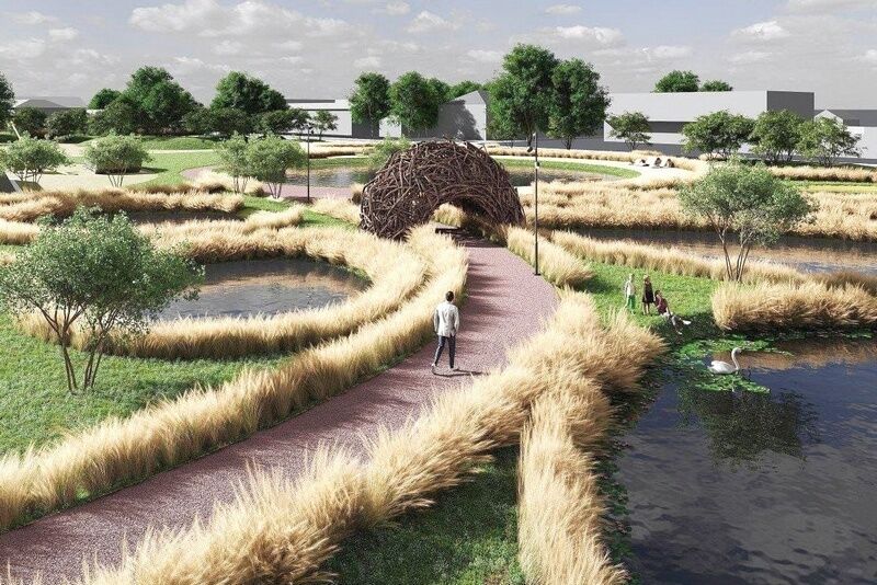 В зауральском городе появится променад у озера