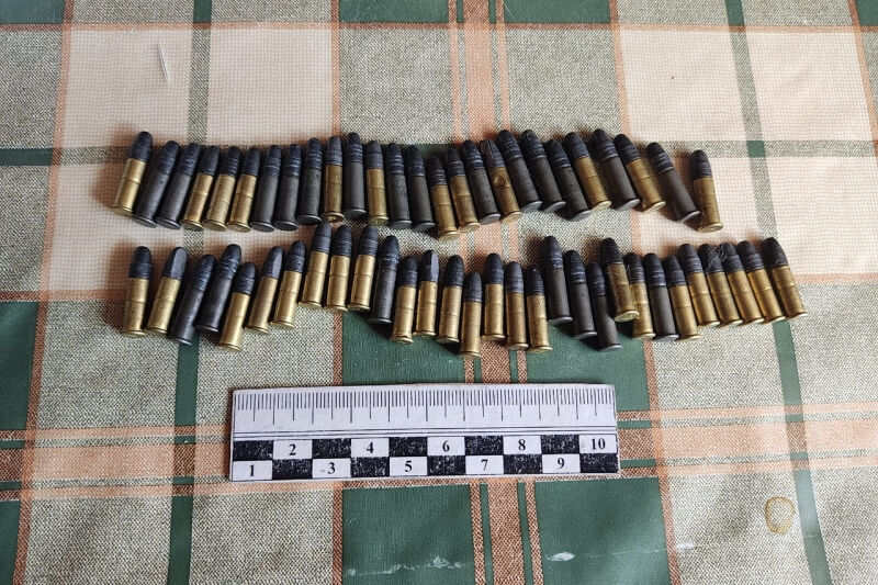 У зауральца изъяли полсотни патронов