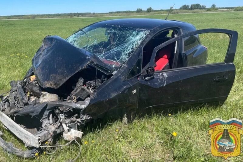 В Курганской области погибли водитель и пассажир машины, улетевшей в кювет