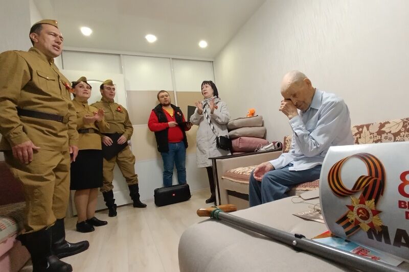 В Кургане проходят концерты для ветеранов Великой Отечественной войны