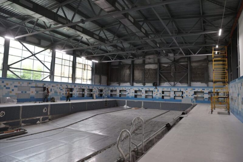 В Кургане через месяц должен открыться новый бассейн