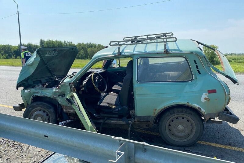 В Курганской области в ДТП с большегрузом пострадал 79-летний водитель