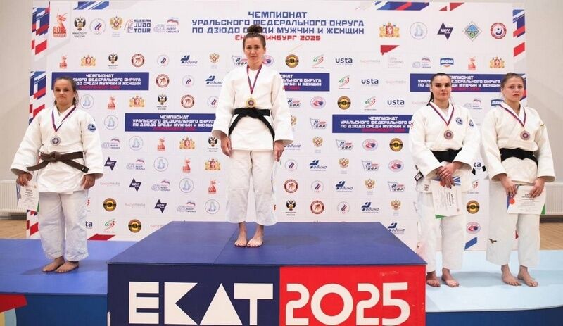 Курганская дзюдоистка завоевала золотую медаль чемпионата УрФО