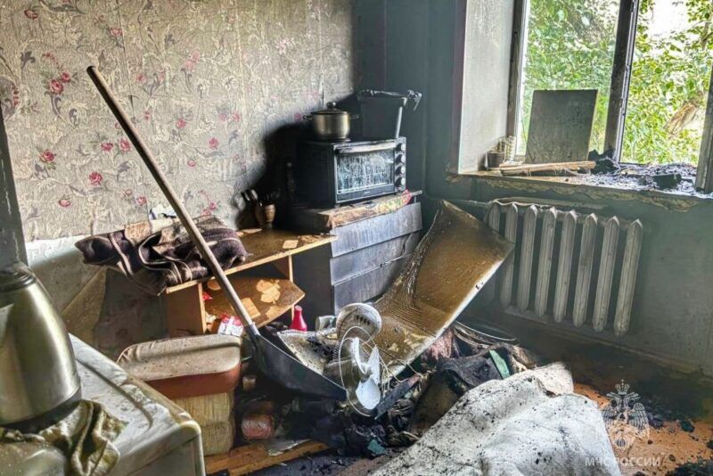 Из-за неосторожного курения в квартире в Кургане погиб мужчина