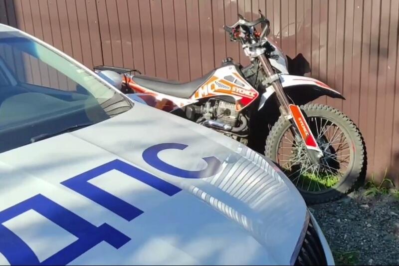 Курганские полицейские поймали пятерых мотоциклистов без прав