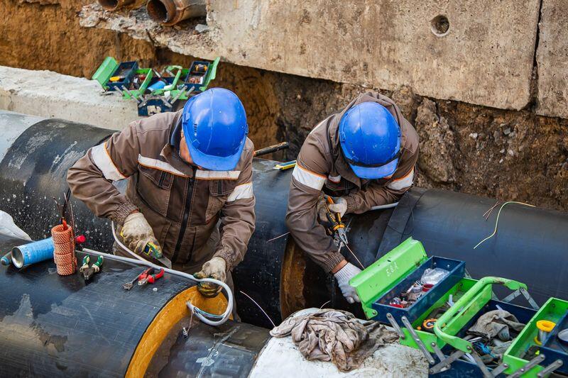 На тепломагистрали в Заозерном в Кургане выявили очередной дефект