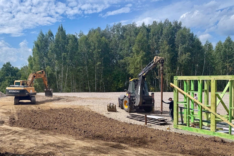 В Шадринске началось благоустройства парка «Увалы»