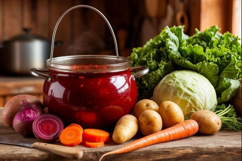 В Зауралье продолжает дешеветь «борщевой набор»