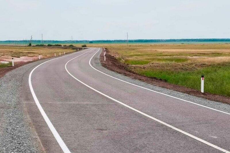 В Курганской области завершился ремонт трассы, ведущей к курорту