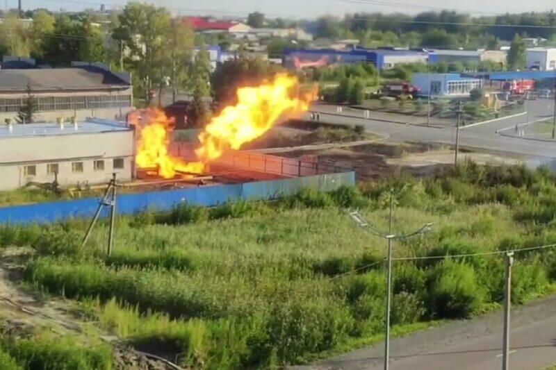 В Кургане произошел порыв газовой трубы