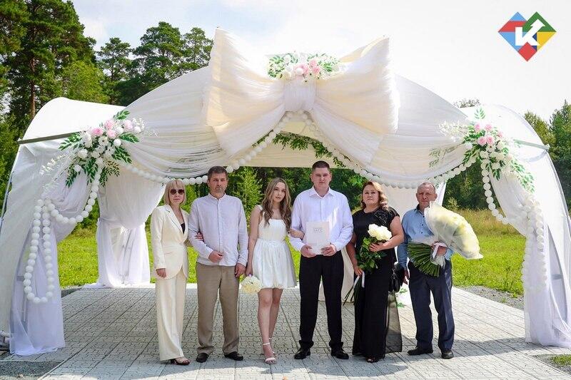 В Рябковском экопарке в Кургане прошла первая выездная регистрация