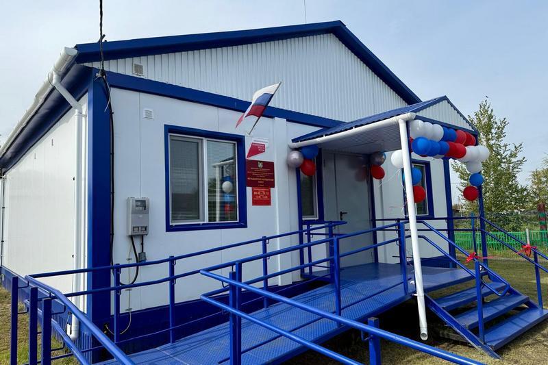 В Юргамышском округе открыли новый ФАП за 5 миллионов рублей