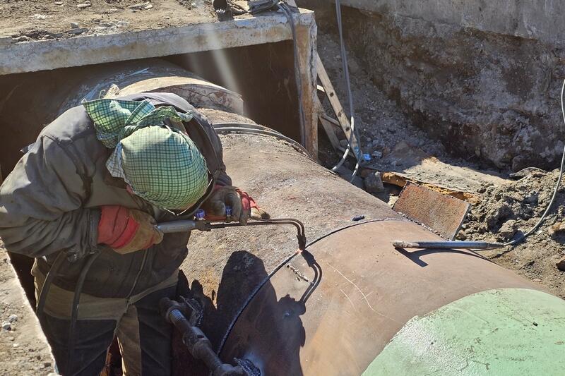 В 16 домах Заозерного восстановили горячее водоснабжение