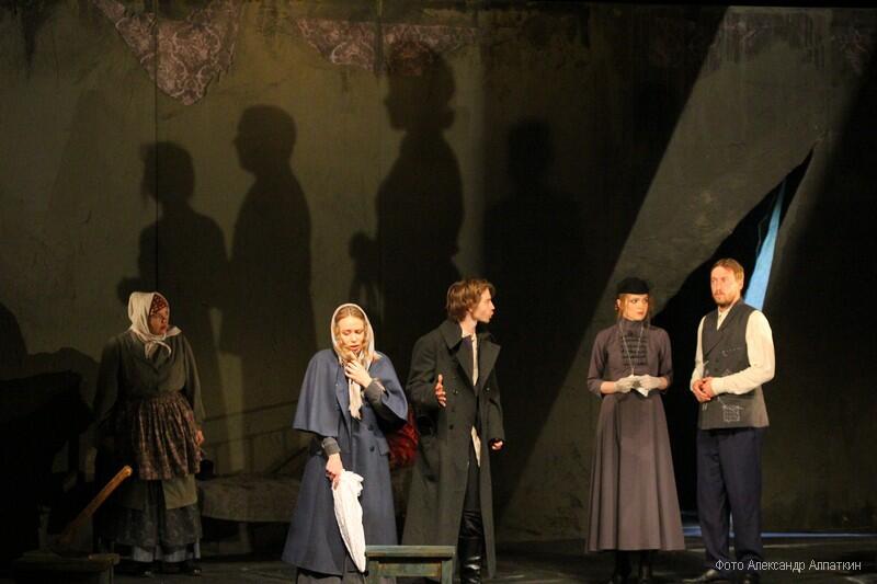 Спектакль «Преступление и наказание».