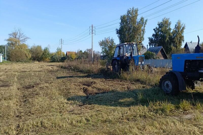 В Кургане создано более 100 км противопожарных полос