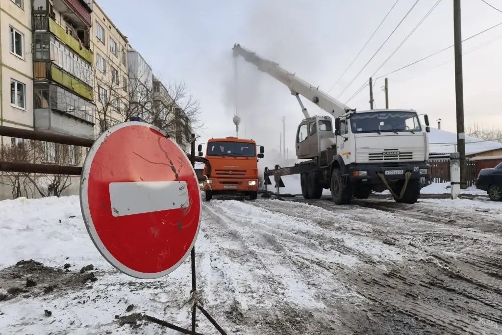 В Северном микрорайоне Кургана произошла авария на сетях теплоснабжения