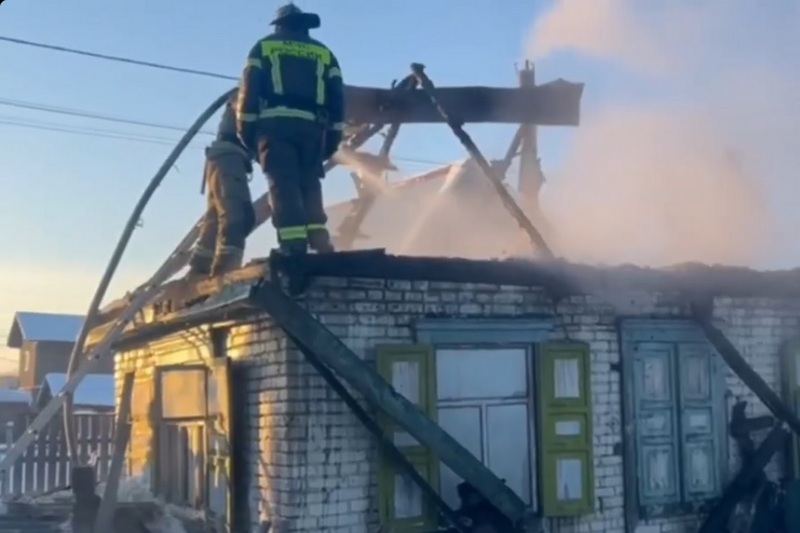 В Кургане дачный дом сгорел после первой растопки печи новым владельцем