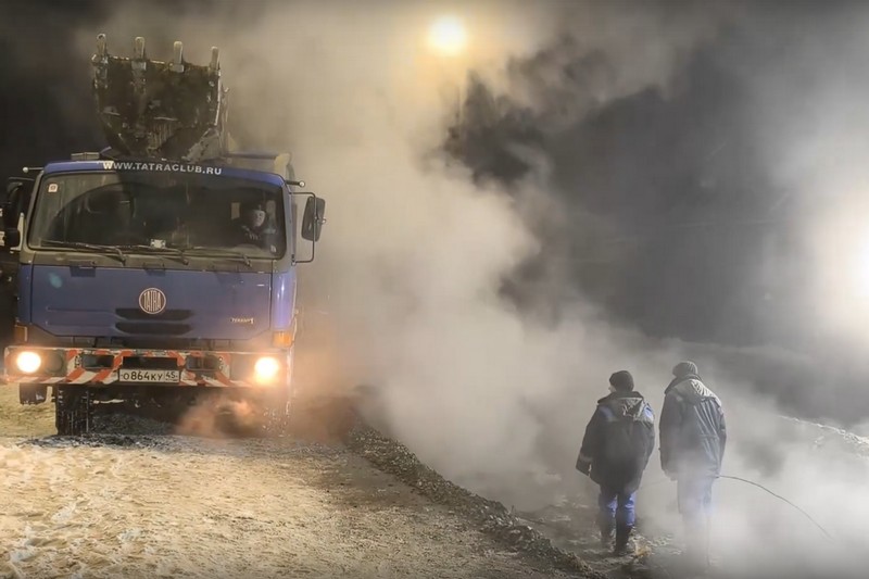 Глава города Кургана поблагодарил бригады за устранение дефекта на магистральном трубопроводе «Север-2