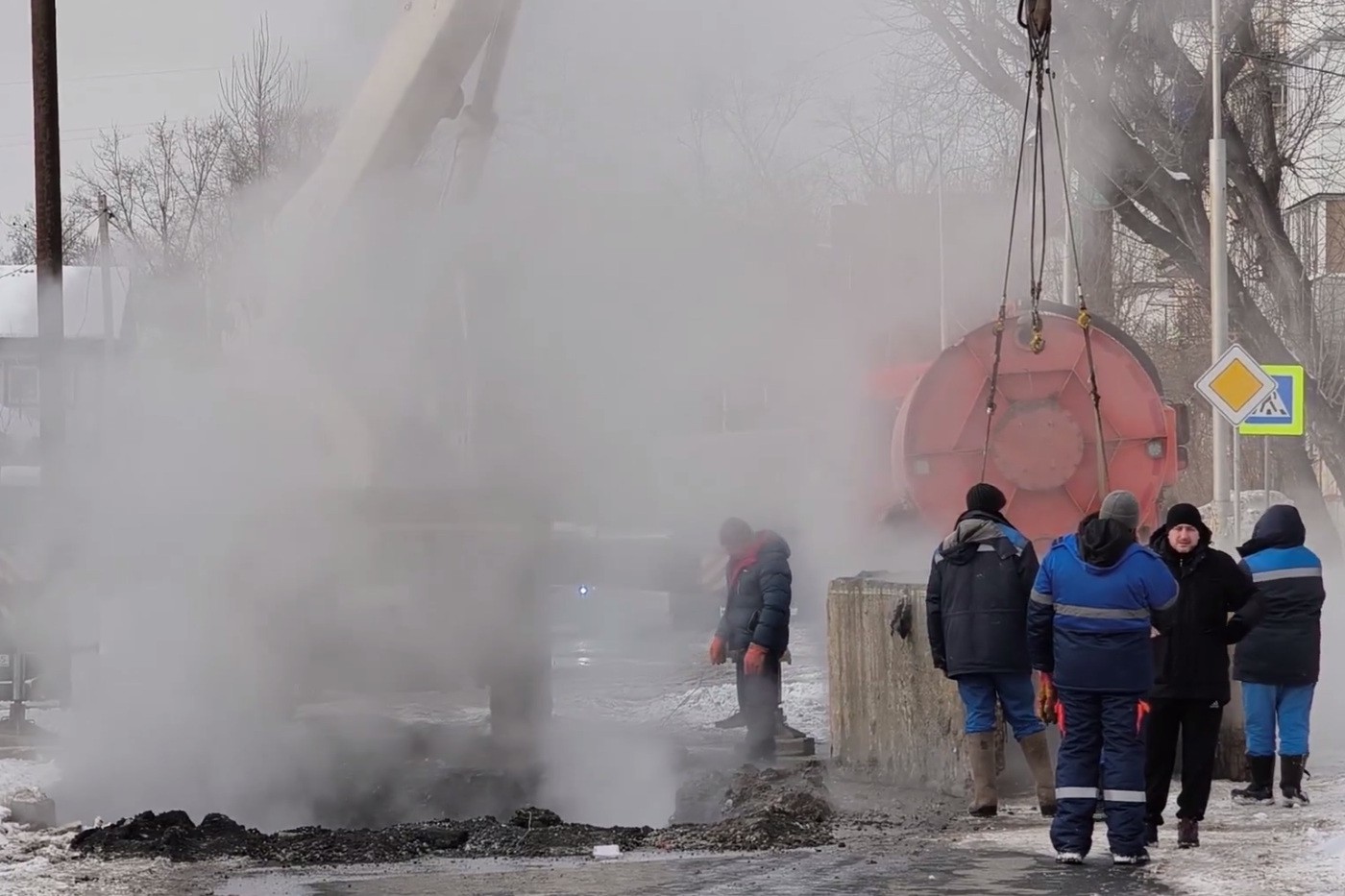 После аварии на тепловых сетях в Кургане у горожан могут сохраняться проблемы с отоплением