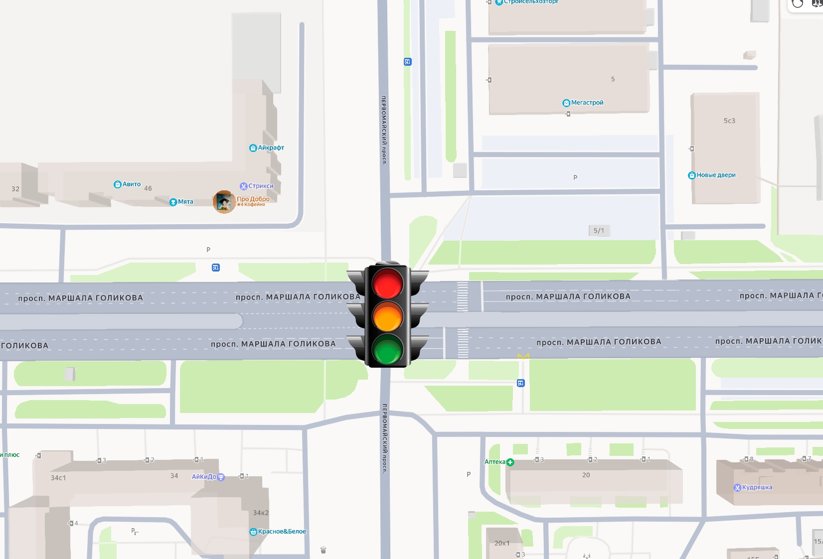 В Кургане изменится режим работы светофоров в Заозерном