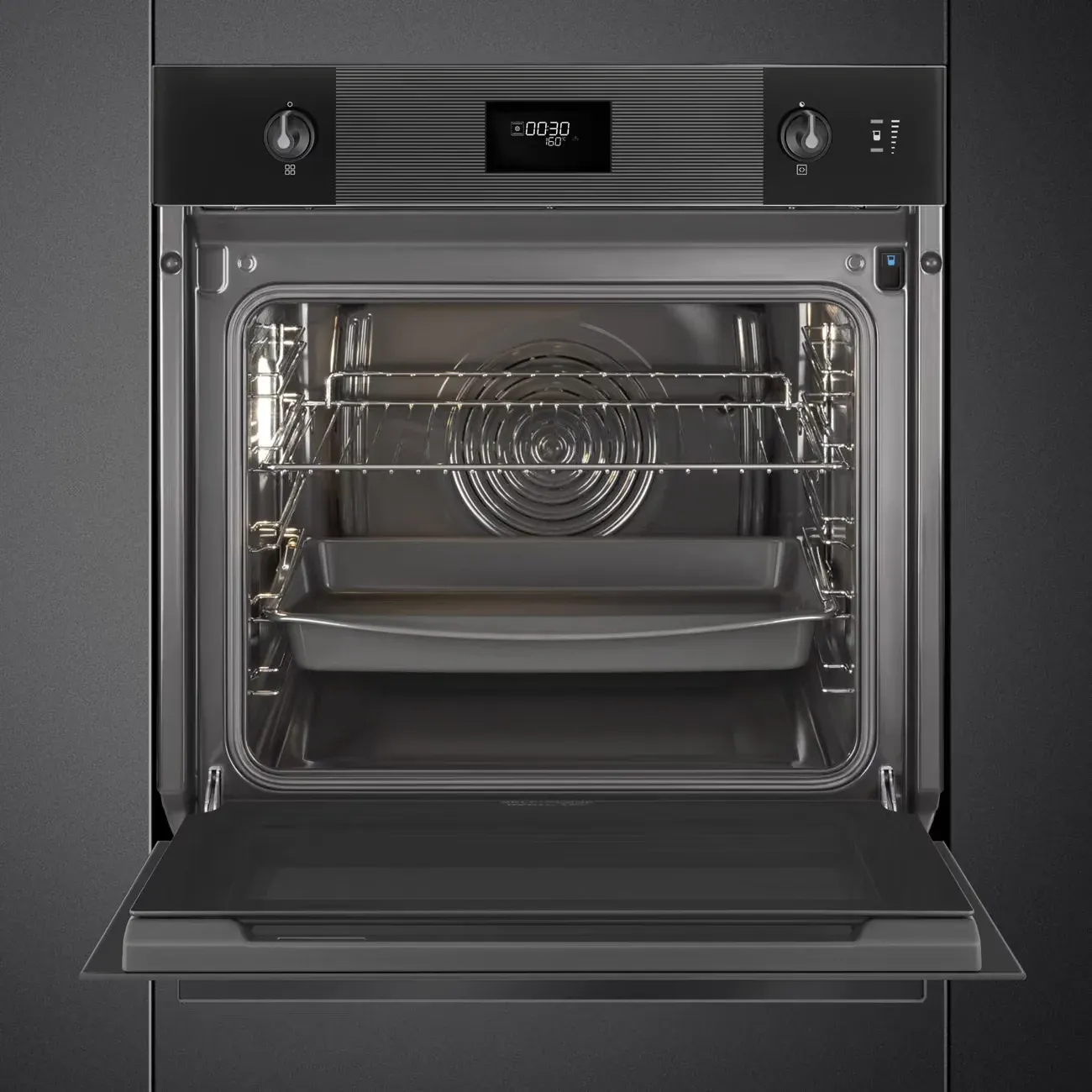 Духовой шкаф с пароувлажнением Smeg SO6101S2B3