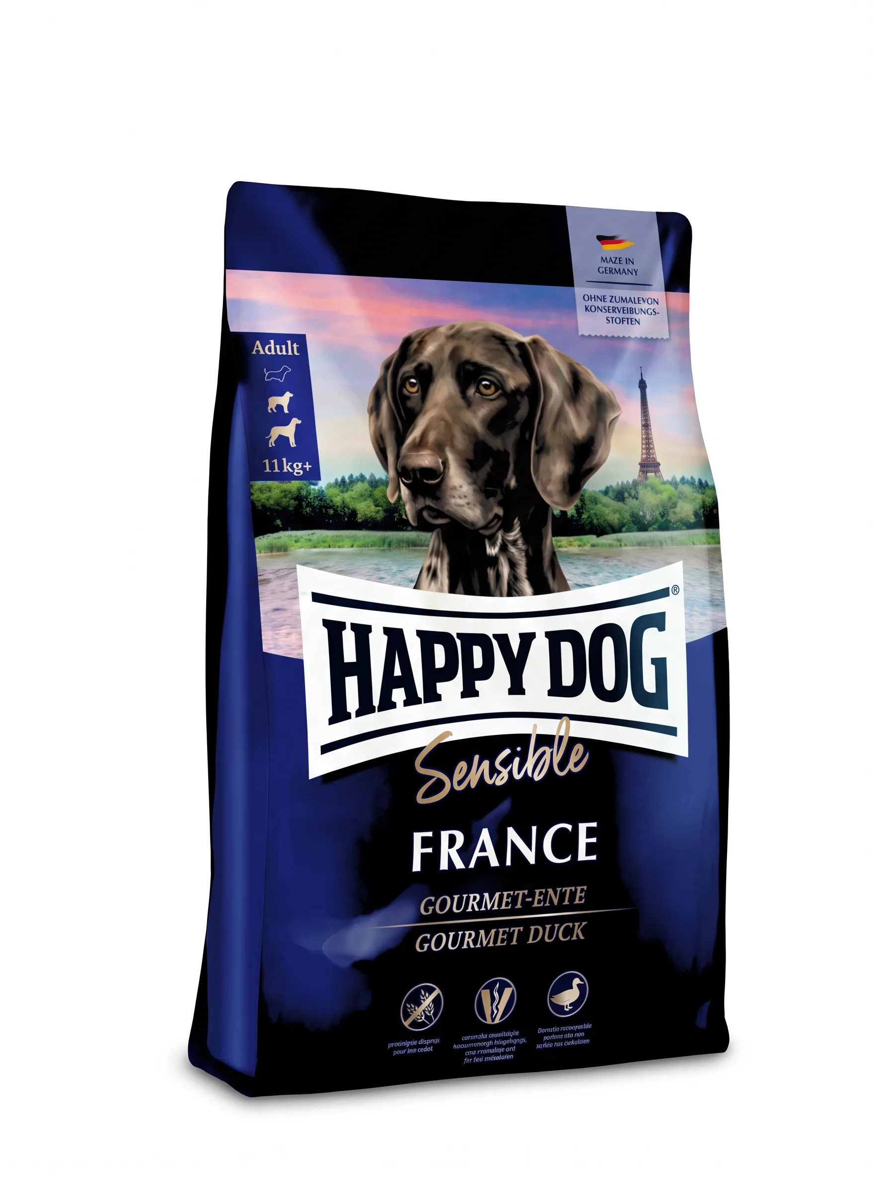 Изображение 1 для Корм для домашних животных Happy Dog Sensible France (Утка) для собак 4 кг 60556_22510
