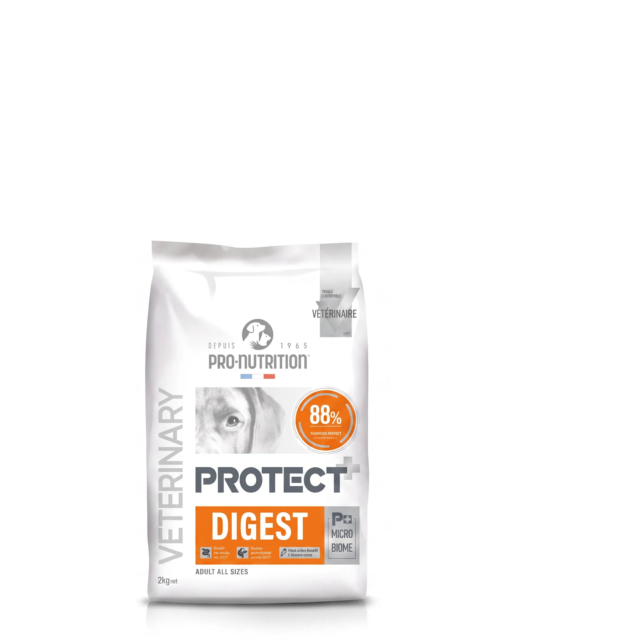 Изображение 1 для Сухой ветеринарный корм Protect Digest 2 кг диета Гастро для собак с расстройствами ЖКТ, поносом, рвотой и панкреатитом