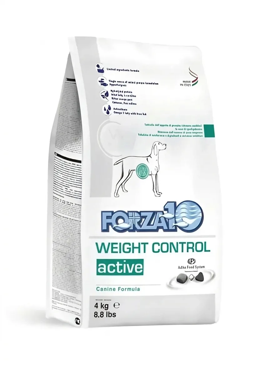 Изображение 1 для Сухой корм для собак Forza10 Weight Control всех пород страдающих лишним весом и диабетом /рыба /4кг