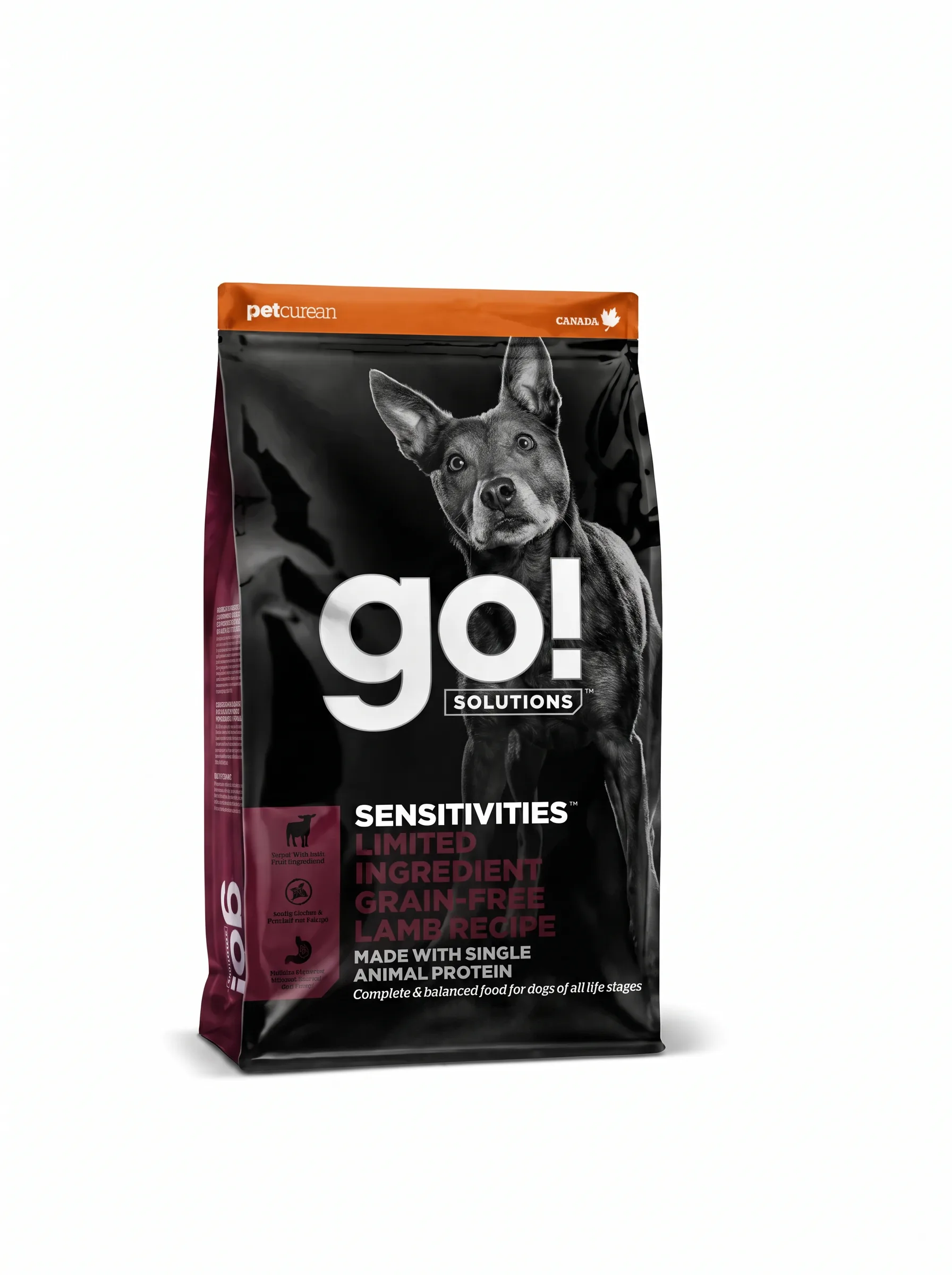Изображение 1 для GO! Sensitivities Монопротеиновый беззерновой корм для Щенков и Собак с Ягненком 9,98кг