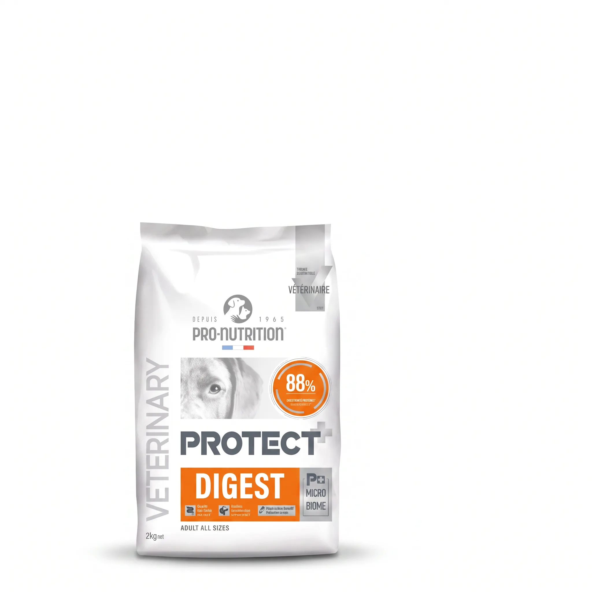 Изображение 1 для NEW Сухой диетический (лечебный) корм Flatazor Protect Digest для собак с чувствительным пищеварением и заболеваниями ЖКТ, без глютена и курицы, Франция, 2 кг