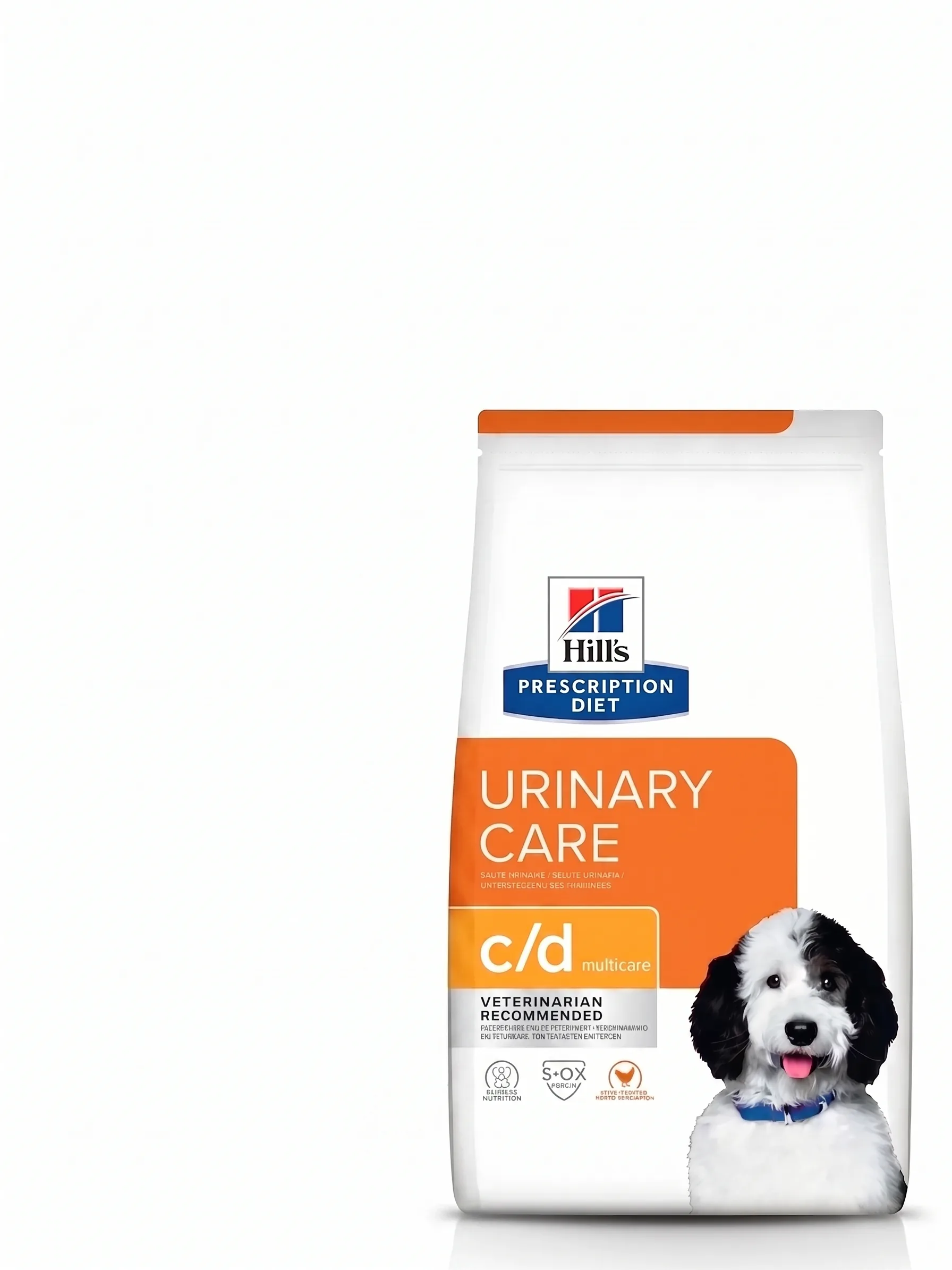 Изображение 1 для Корм сухой для собак со вкусом курицы Hill's Prescription Diet c/d Multicare Urinary Care, 1,5 кг