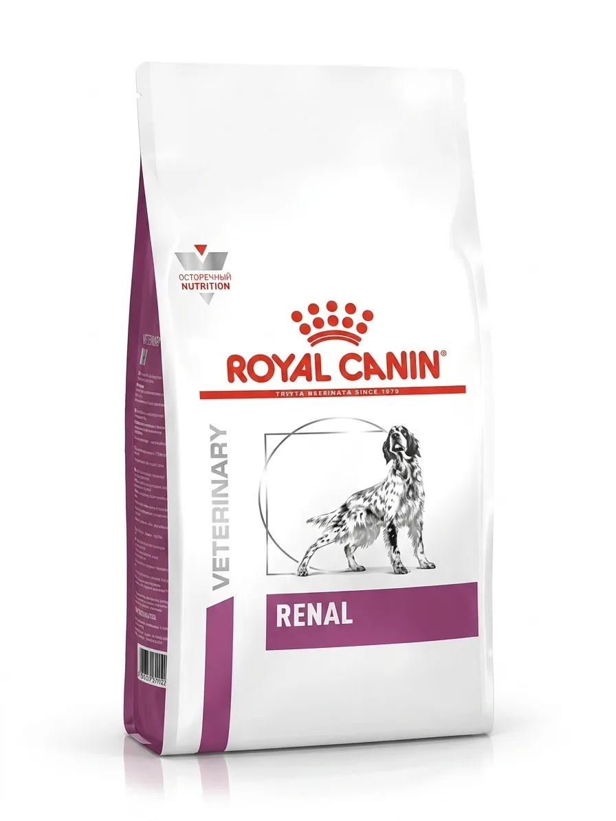 Изображение 1 для Сухой корм для собак Royal Canin Renal диетический при болезни почек, 14 кг