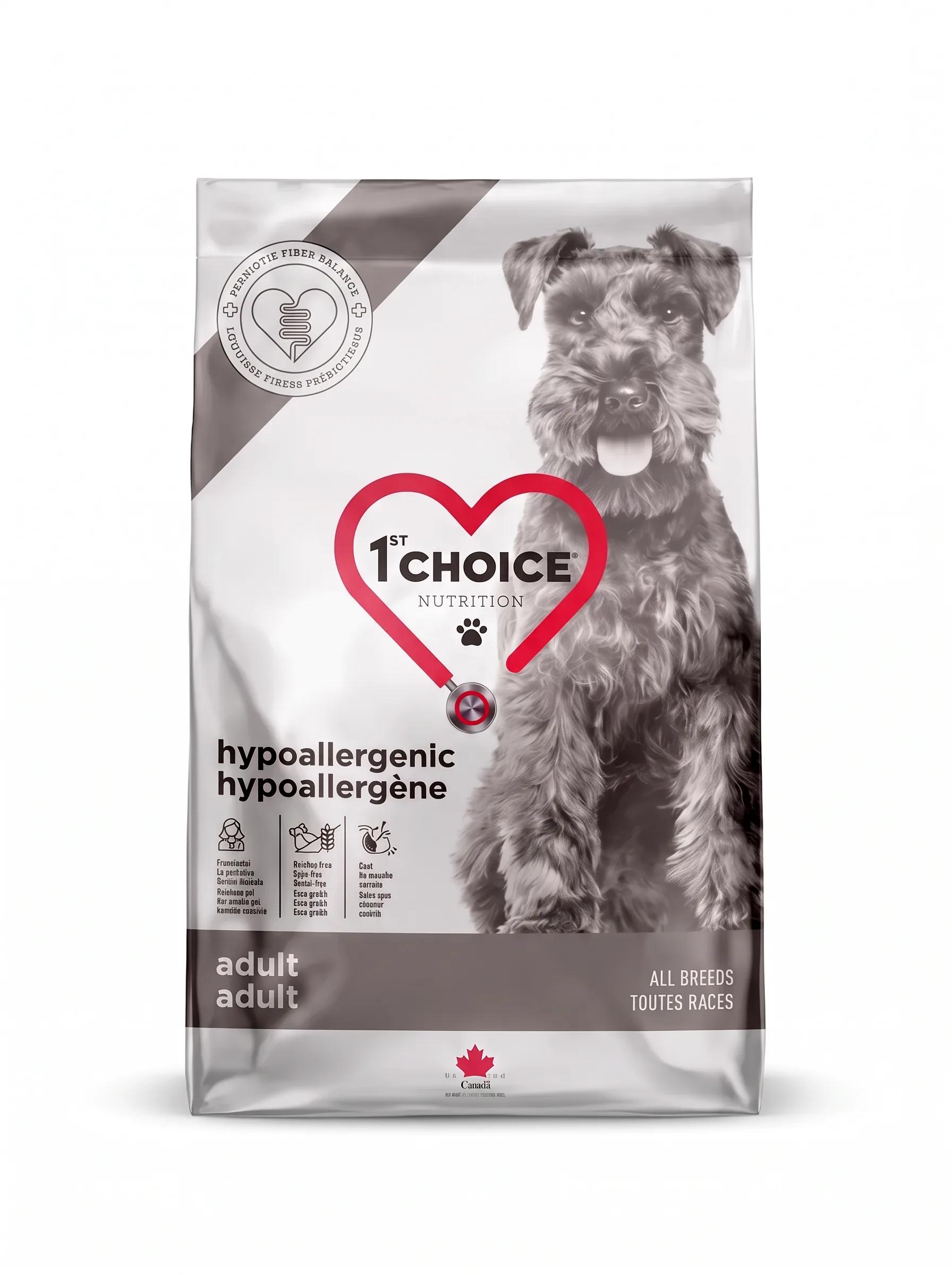Изображение 1 для Корм для собак сухой 1st Choice Grain Free гипоаллергенный на утке, 4.5кг