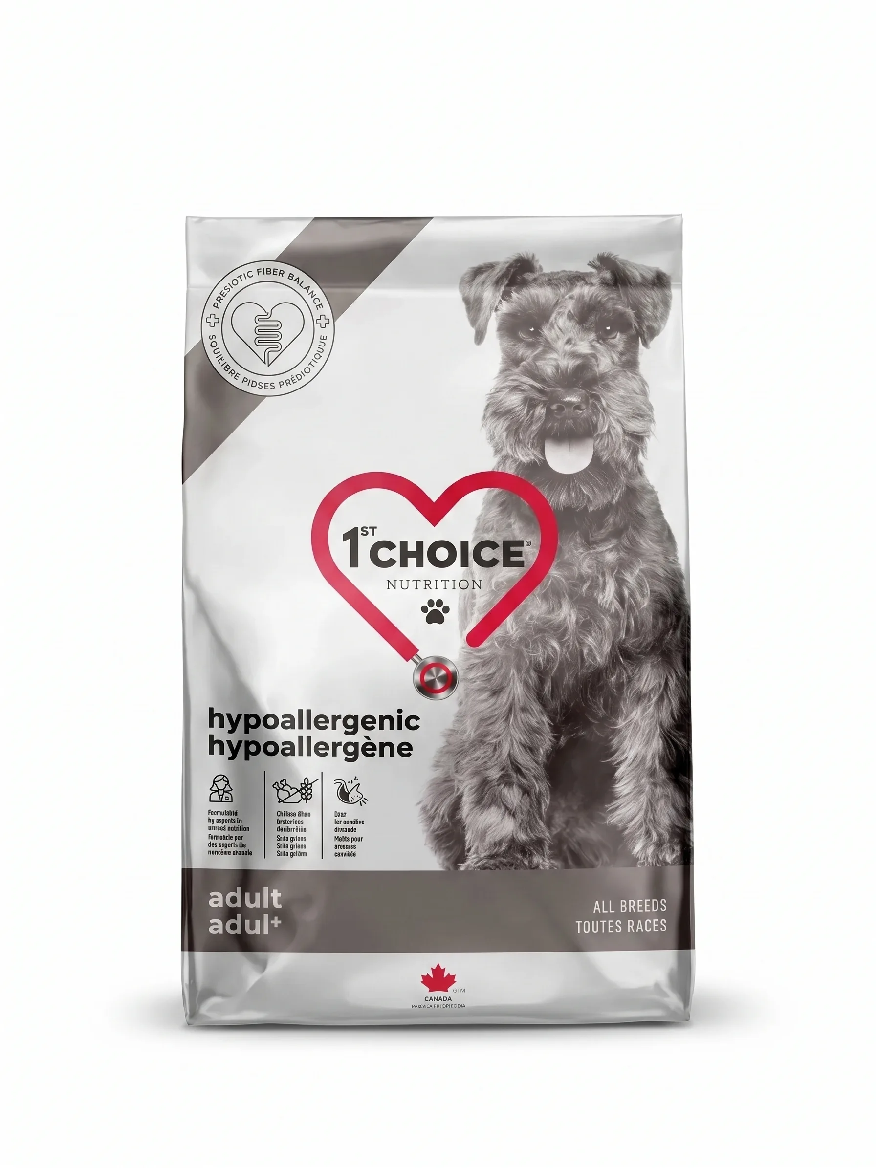 Изображение 1 для Корм для собак сухой 1st Choice Grain Free гипоаллергенный на утке, 2кг