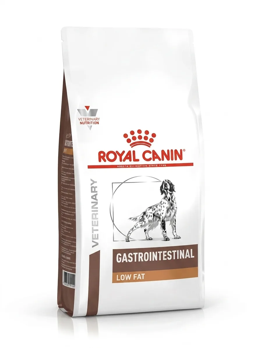 Изображение 1 для Сухой корм для собак Royal Canin Gastrointestinal Low Fat диетический для всех пород с проблемами пищеварения, 1,5 кг