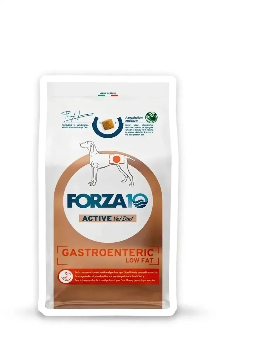 Изображение 1 для FORZA10 GASTROENTERIC корм для взрослых собак всех пород при проблемах ЖКТ, 4 кг