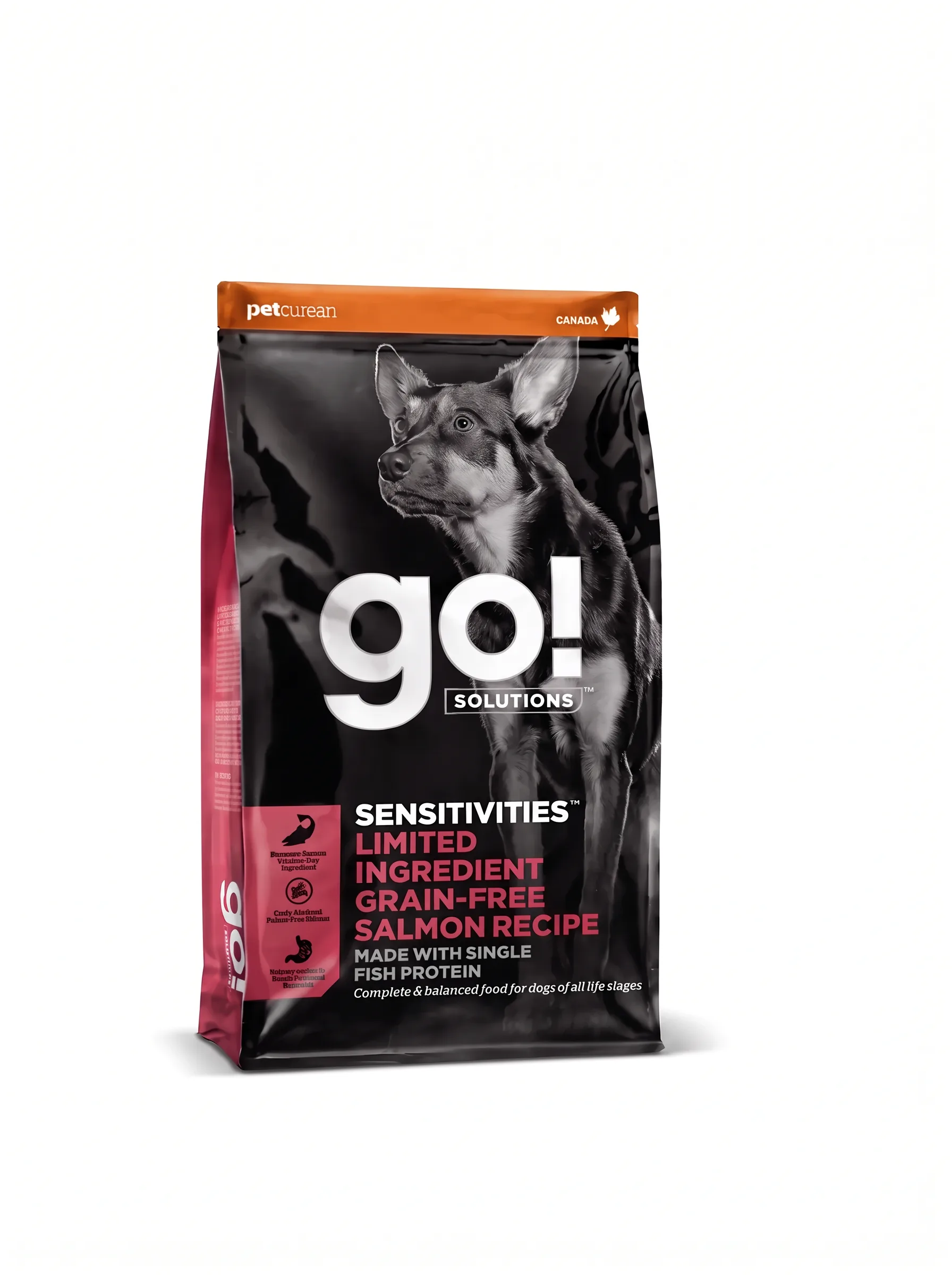 Изображение 1 для GO! Sensitivities Монопротеиновый беззерновой корм для Щенков и Собак с Лососем 1,59кг