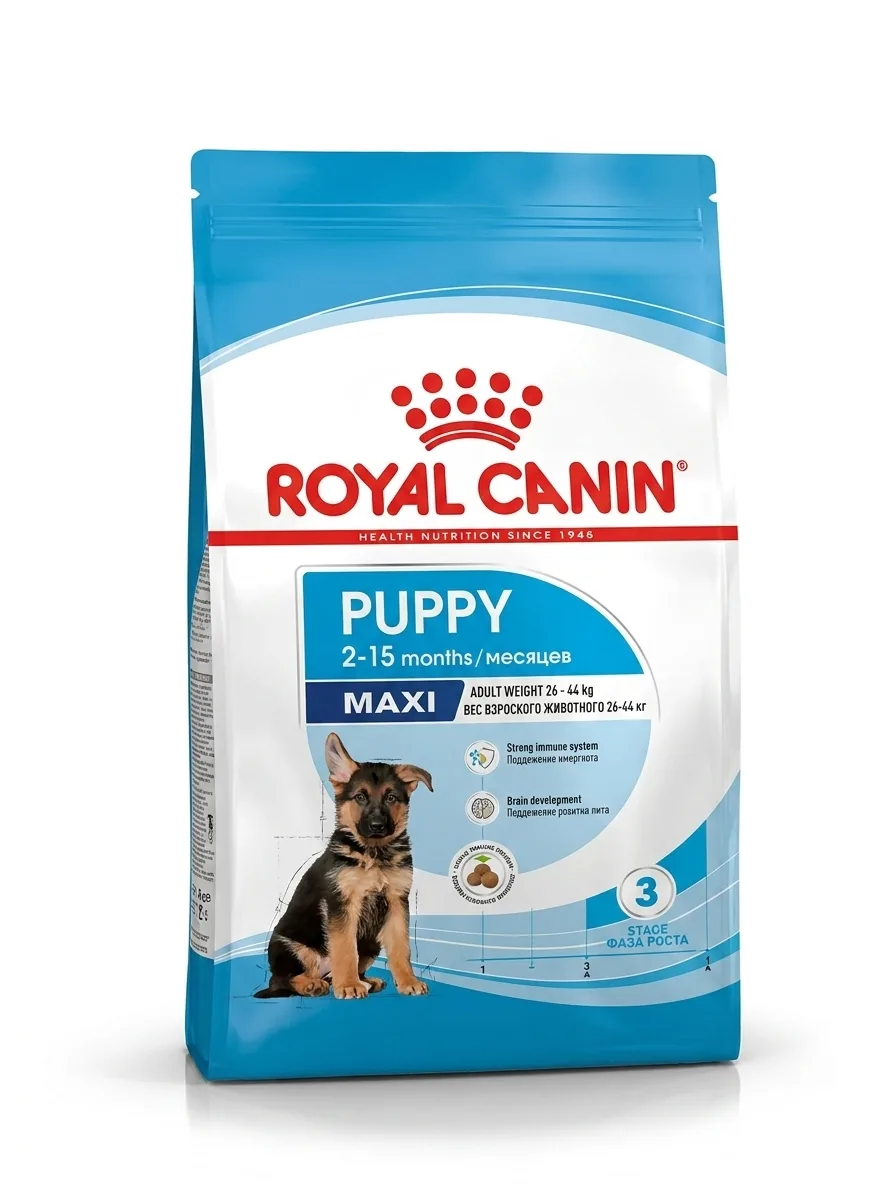 Изображение 1 для Сухой корм для щенков Royal Canin Maxi Puppy для крупных пород, 3 кг