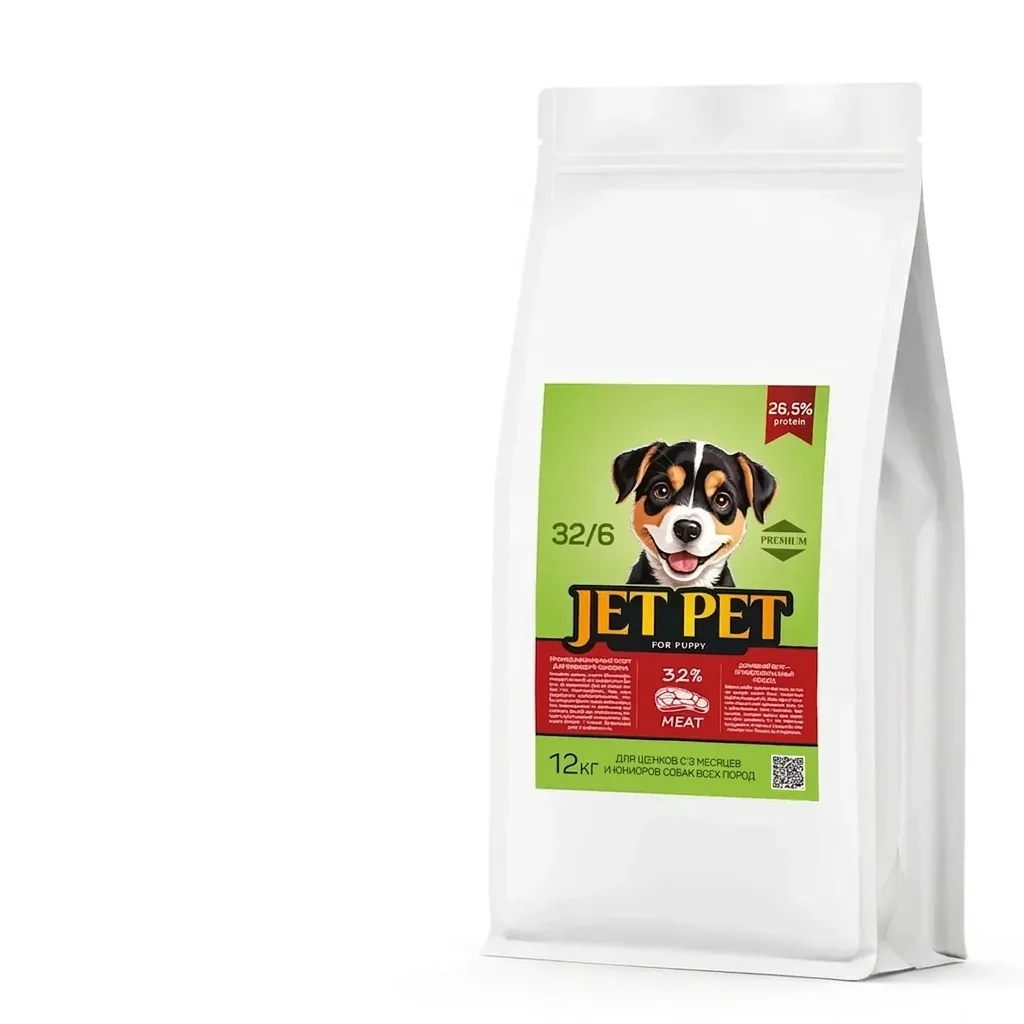 Изображение 1 для Jet Pet Classic корм для щенков всех пород, говядина 12 кг