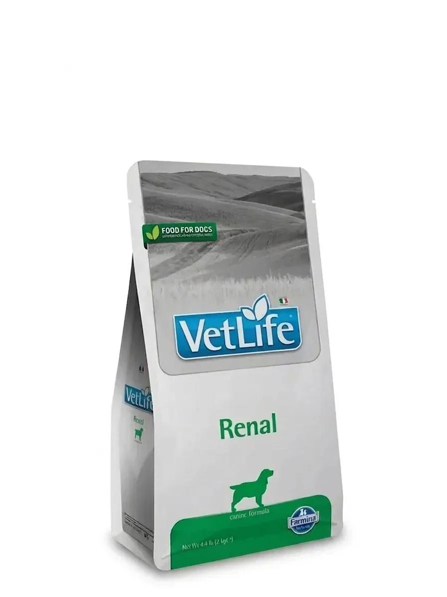 Сухой диетический корм Farmina Vet Life Renal для собак при почечной недостаточности , 12 кг