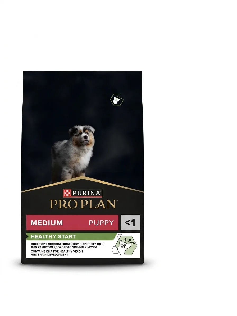 Изображение 1 для Сухой корм PRO PLAN® HEALTHY START для щенков средних пород, с высоким содержанием курицы, 3 кг