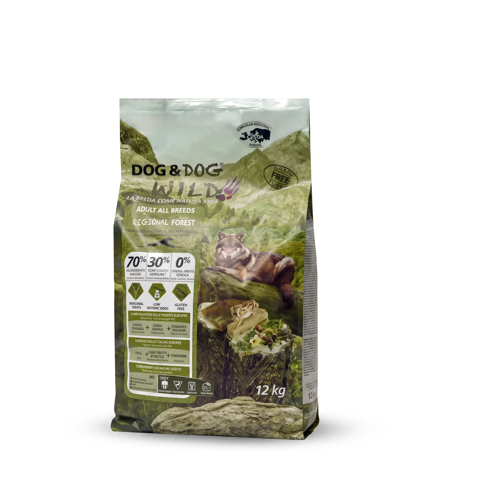 Изображение 1 для Dog & Dog Wild Regional Forest Сухой корм для собак, с кабаном, 12 кг