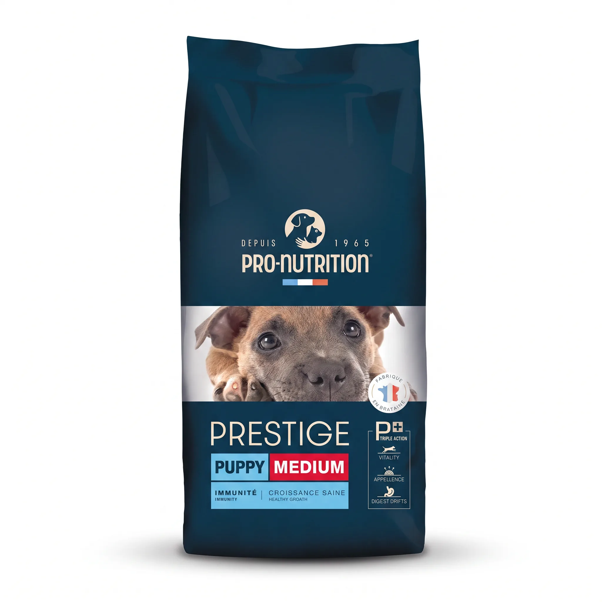 Изображение 1 для Flatazor Prestige Puppy Medium сухой корм для щенков средних и крупных пород, для беременных и кормящих собак, гипоаллергенный, без глютена, супер-премиум, Франция, 12кг