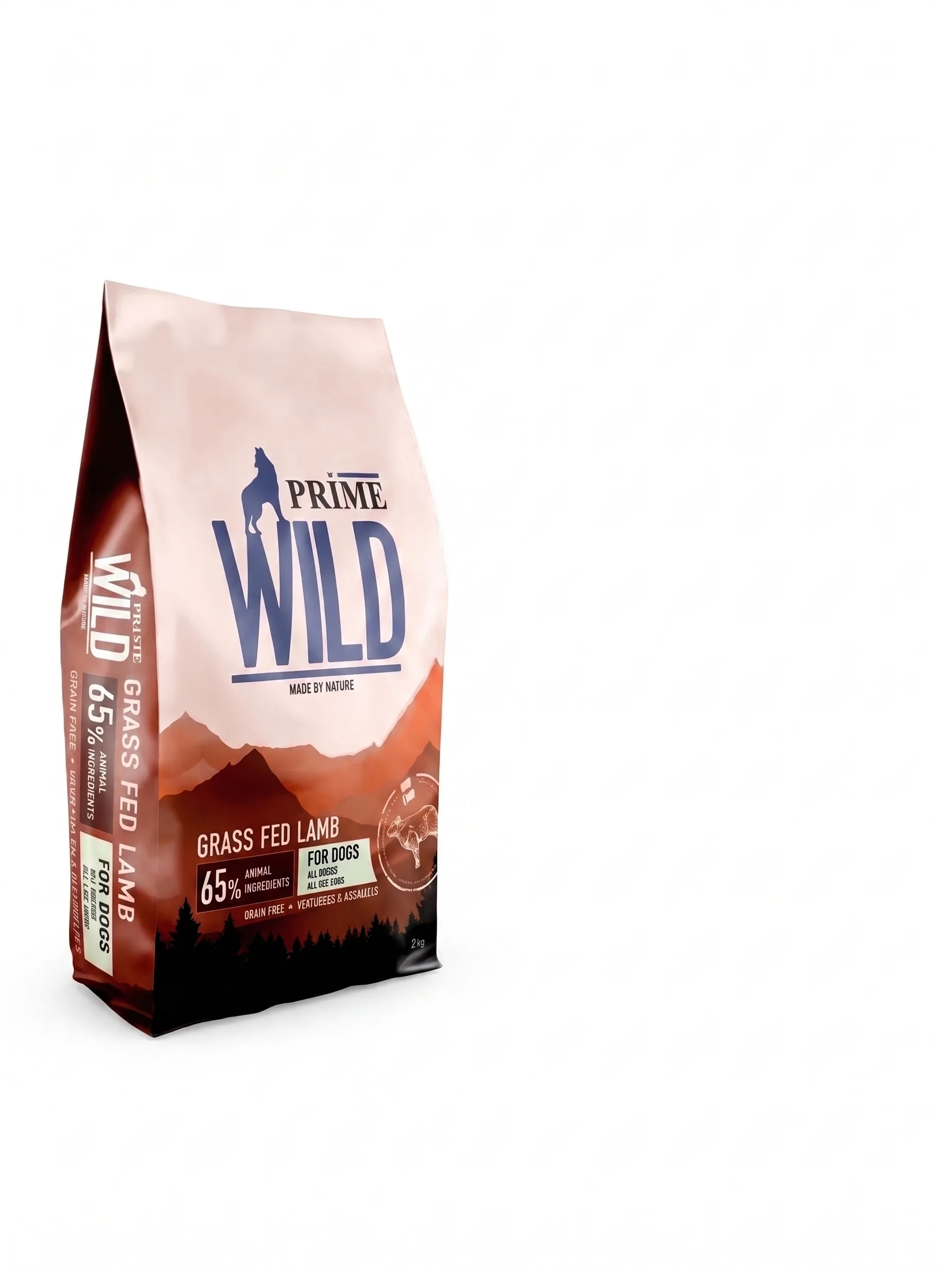 Изображение 1 для PRIME WILD Корм для щенков и собак GF GRASS FED с ягненком