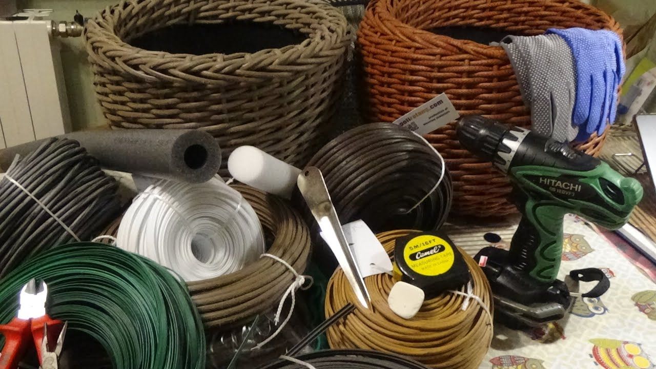 Работа с ротангом: необходимый инструмент