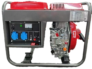 Дизельный генератор Амперос LDG6000СL 4.5 кВт с ручным стартом