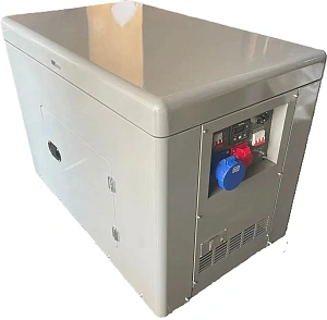 Дизельный генератор Амперос LDG12000E-3 10 кВт в шумозащитном кожухе